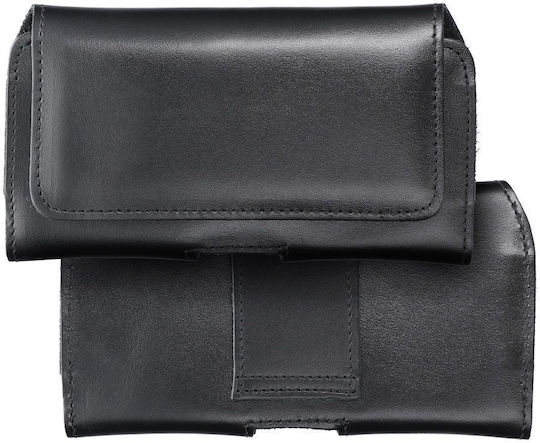Forcell Royal Leather Universal Belt Holster L Gürteltasche Schwarz