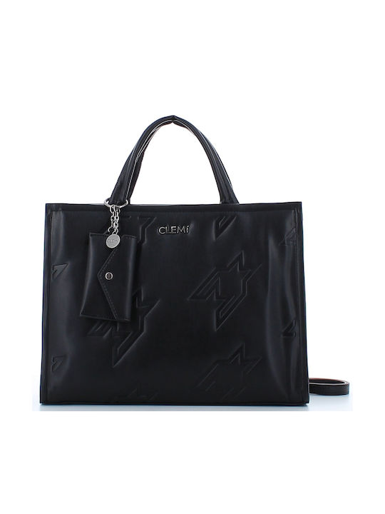 CLEMi Damen Tasche Hand Schwarz