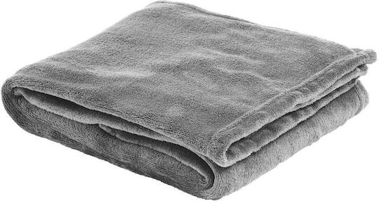 Amo La Casa Κουβέρτα Fleece Διπλή 200x250εκ. Γκρι
