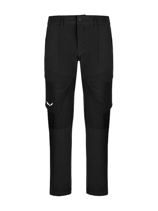 Salewa Puez Men's Hiking Long Trousers Black