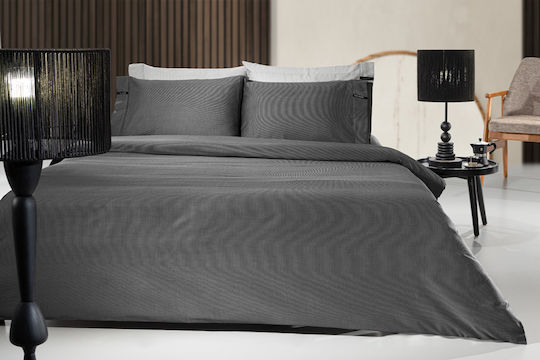Guy Laroche Bettlaken Super-Doppel 240x270cm. Minimal Black & White