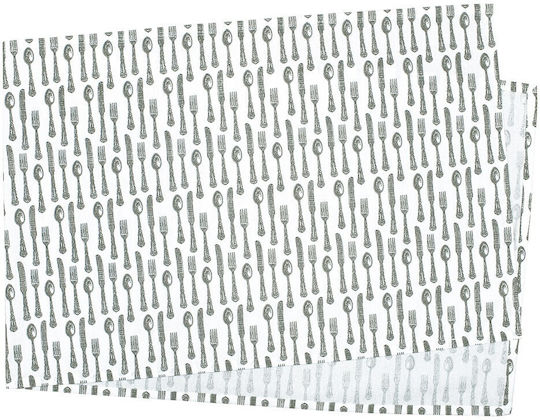 Melinen Ράνερ Βαμβακερό Edmonde White 45x140εκ.