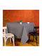 Melinen Tablecloth Cotton Eleonore Anthracite 140x240cm