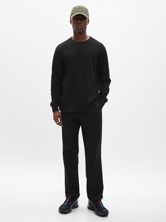 GAP Men's Long Sleeve Blouse Black