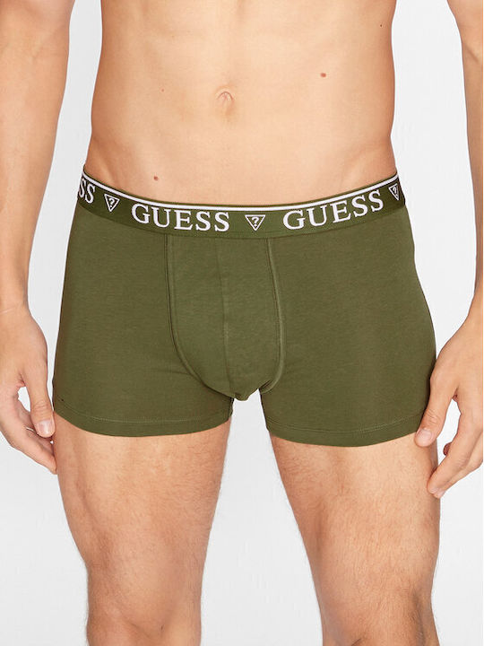 Guess Men's Boxer Khaki with Patterns