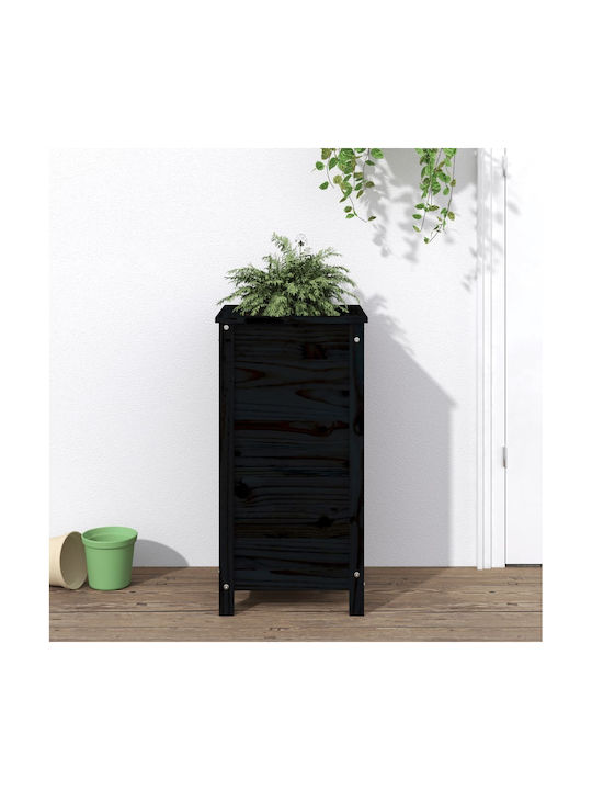 vidaXL Planter Box 40x78cm Black 825279