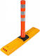 Plastic Traffic Columns Orange W75xH75cm