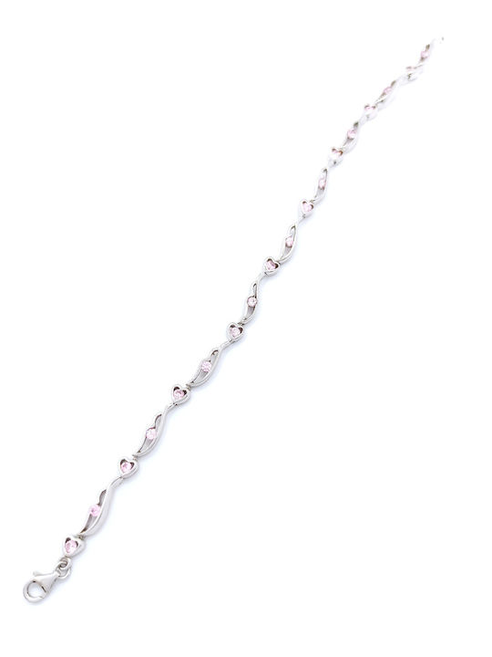 PS Silver Bracelet Riviera made of Silver with Zircon