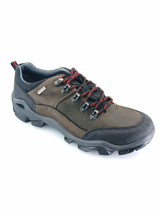 Imac Men's Hiking Shoes Waterproof Brown