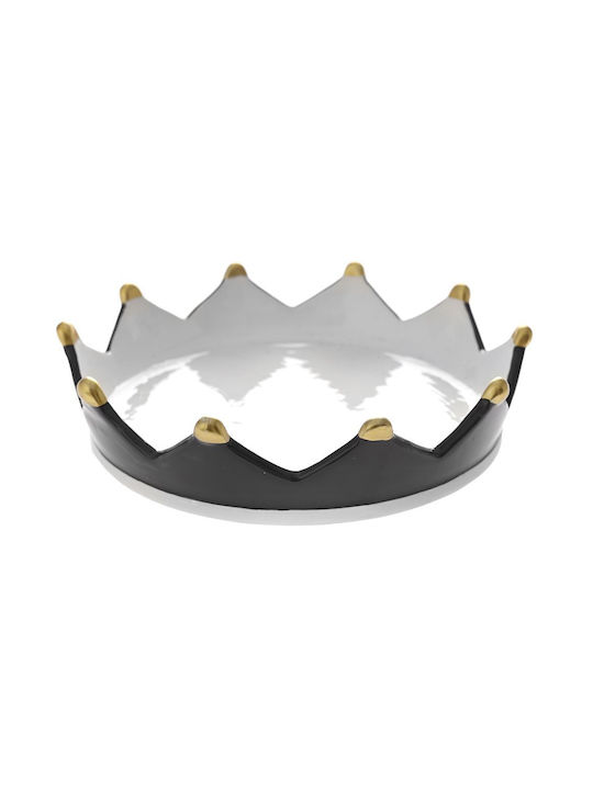 Iliadis Christmas Platter Ceramic Black L24xW24xD6cm.