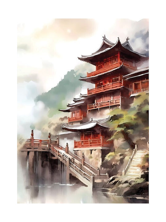 Walls Αφίσα Asian Temple 20x30cm