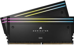 Corsair Dominator Titanium RGB XMP 48GB DDR5 RAM με 2 Modules (2x24GB) και Ταχύτητα 6000 για Desktop