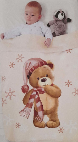 Manterol Casa Decke Babydecken Kinderbett Samt Rosa 110x140cm