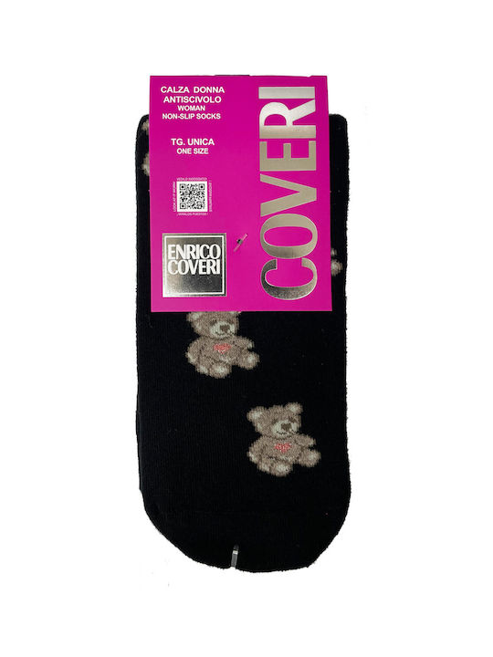 Enrico Coveri Damen Socken Schwarz 1Pack