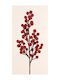 Atmosphera Christmas Decorative Branch Length 55cm Berries Red