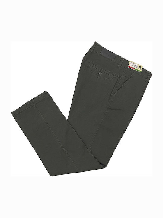 Ustyle Ανδρικό Παντελόνι Ελαστικό Regular Fit Γκρι