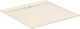 Ideal Standard Square Artificial Stone Shower Beige Ultra Flat S I Life 90x90x3cm