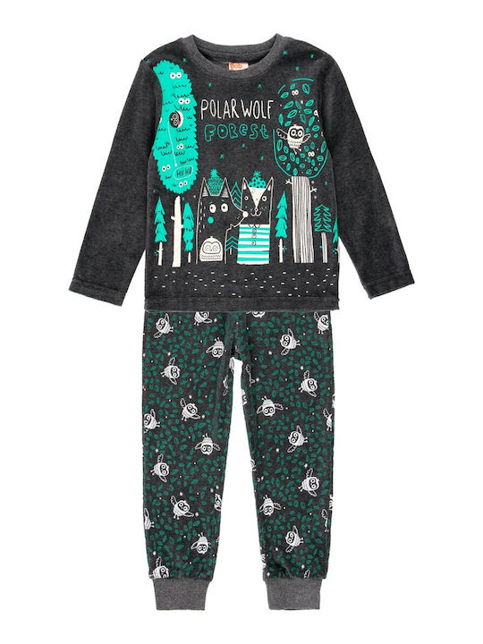 Boboli Set Top & Bottom Kids Pyjamas Gray