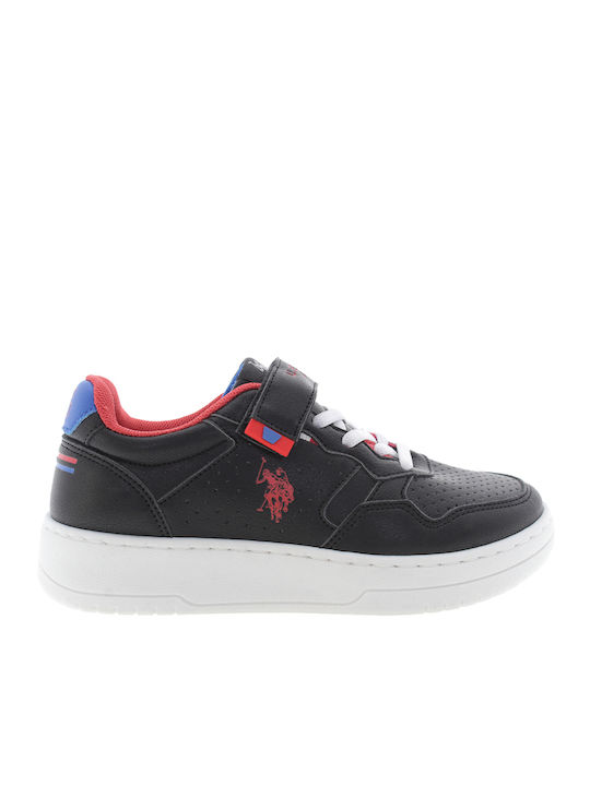 U.S. Polo Assn. Παιδικά Sneakers Μαύρα