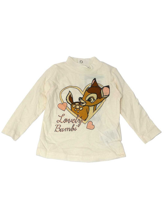 Disney Kids Blouse Long Sleeve Beige