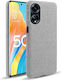 Cloth Back Cover Plastic Gray (Oppo A98)