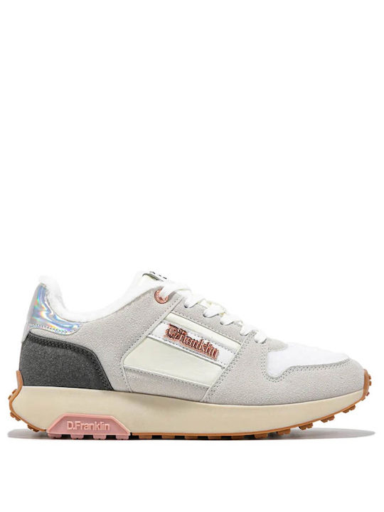 D.Franklin Γυναικεία Sneakers Offwhite