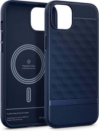 Caseology Parallax Mag Back Cover Πλαστικό 2mm Midnight Blue (iPhone 15)