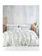 Rythmos Bettbezug-Set Einzelbett mit Kissenbezug 160x250 Talia Blue