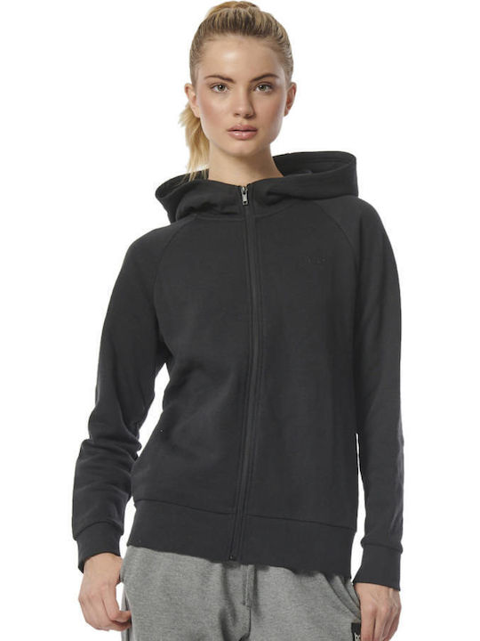 Body Action Women's Hooded Cardigan Black