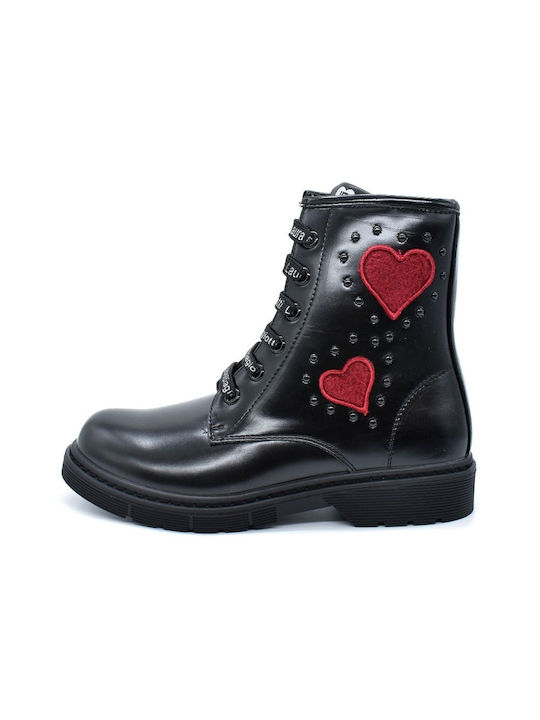 Laura Biagiotti Kids Leather Boots Black