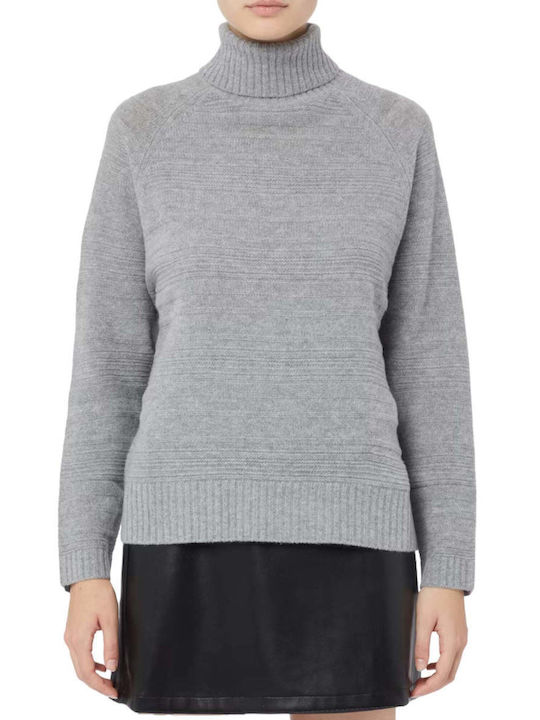 Emme Marella Damen Pullover Rollkragen Gray