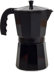 Stovetop Espresso Pot 12Cups Black