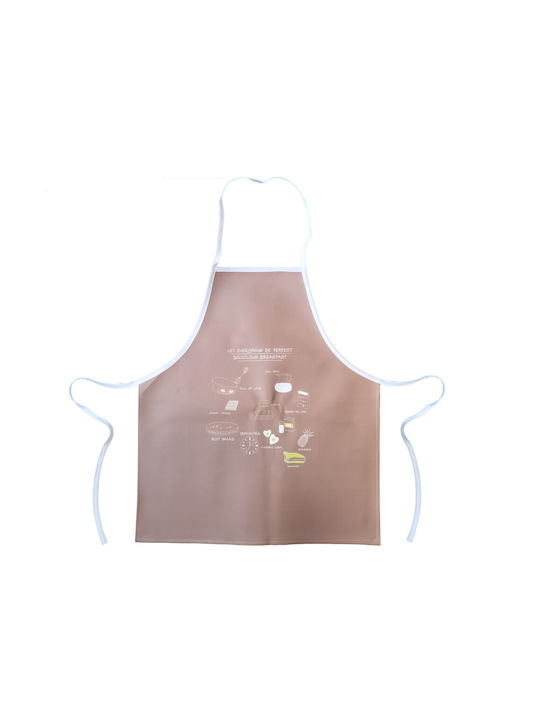 Tpster Waterproof Apron Brown 69x66cm