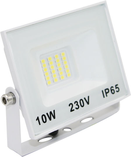 Adeleq Wasserdicht LED Flutlicht 10W Natürliches Weiß 4000K IP65