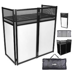 STAND4ME Dj Screen Xl Table Folding Screen Weiß