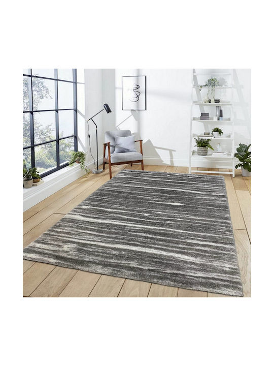 Jasmine JS 589 Rug Rectangular Shaggy Grey