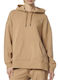 Women's Sweatshirt Hooded Brown
