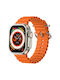 Z66 Ultra 49mm Smartwatch with Heart Rate Monitor (Orange)