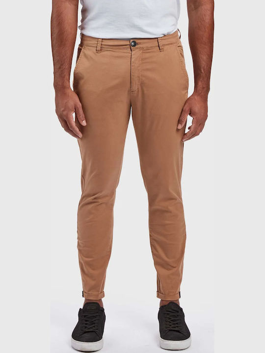 Trousers Chino in Slim Fit Toasted Coconut Brown