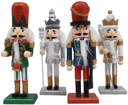 Fylliana Nutcracker Weihnachts-Nussknacker 4Stück