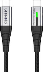 Leewello Lw-204 USB 2.0 USB-C мъжки - USB-C мъжки 100W 1.2м Leewello Lw-204 USB 2.0 USB-C мъжки - USB-C мъжки 100W 1.2м