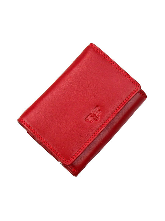 Forest Small Leather Women's Wallet Red