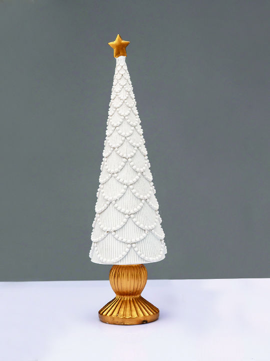 Weihnachtsdekoration Baum 29cm Weiß