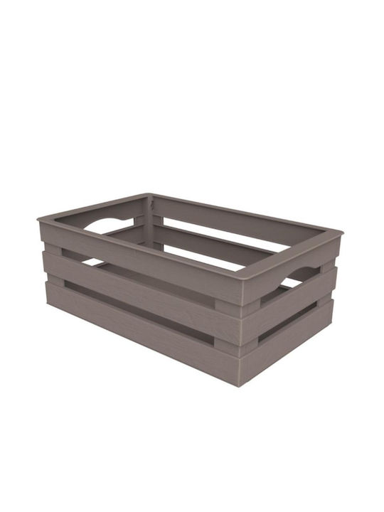 Bama Italy Coș decorativ Plastic Gray 25x16x10buc