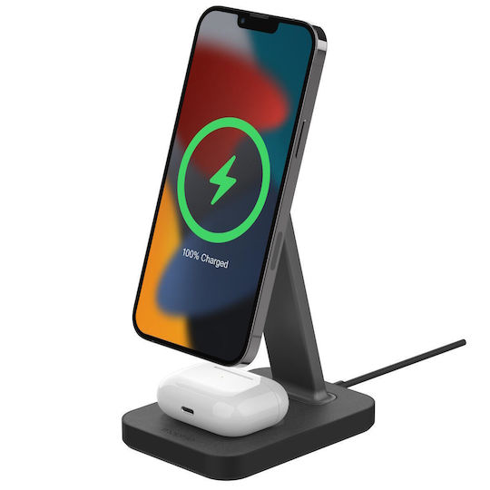 Mophie Încărcător Magsafe 15W Gri (Snap+ 2 in 1)