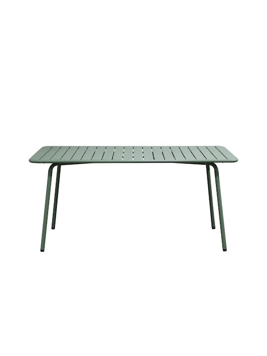 Метално Маса Стабилна Brio Санди Грийн 160x90x73бр