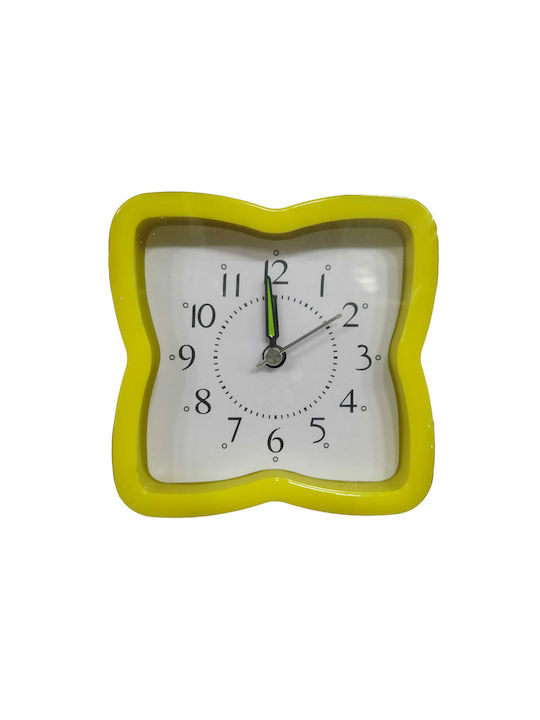 Tabletop Clock with Alarm Yellow 6930601606261Y