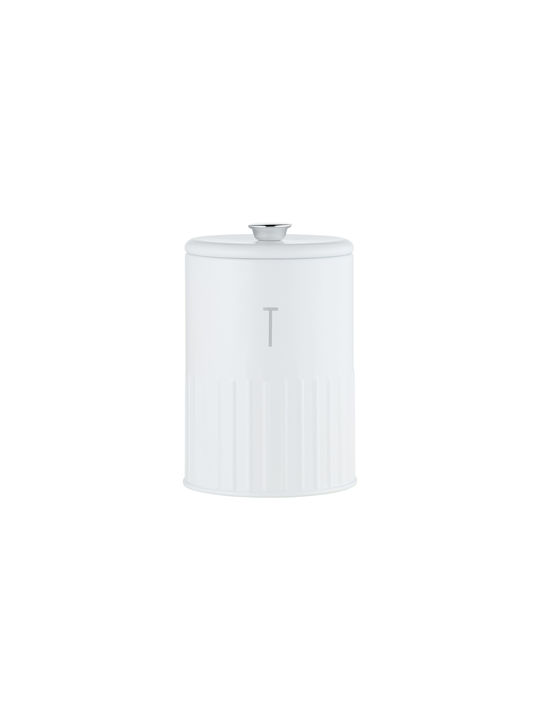 Maxwell & Williams Vase für Tee mit Deckel Metallisch Weiß 1350ml