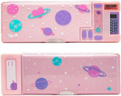 Yolo Retro Pencil Case Pink