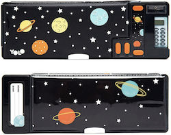 Yolo Retro Magnetic Pencil Case with Calculator...